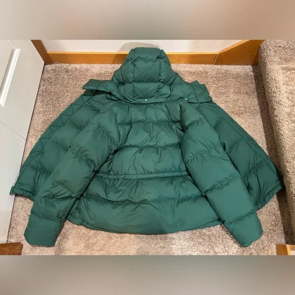Lululemon Wunder Puff Puffer Jacket in Everglade Green - Size 8 - Picture 6 of 16